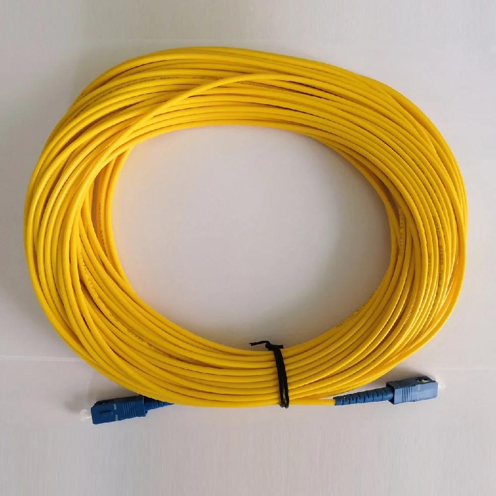 Free Shipping SC UPC Fiber Optic Patch Cable Cord Monomodo 30 m SC/UPC-SC/UPC   Jumper